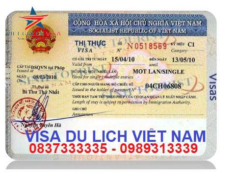 Visa du lịch Việt Nam