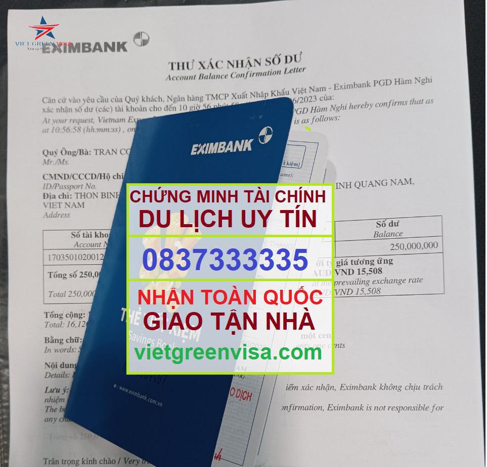 Dịch vụ chứng minh tài chính tại Bình Thuận, chứng minh tài chính tại Bình Thuận, Chứng minh tài chính, sổ tiết kiệm, Bình Thuận, Viet Green Visa