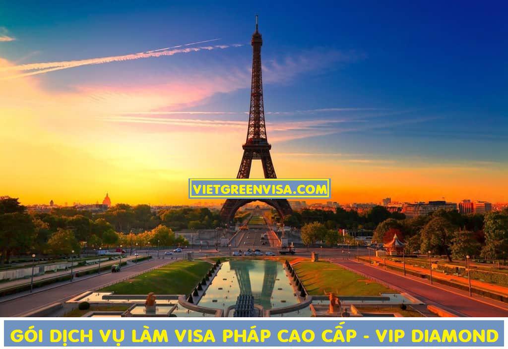 Dịch vụ tư vấn visa Pháp cao cấp - Gói visa Pháp VIP DIAMOND