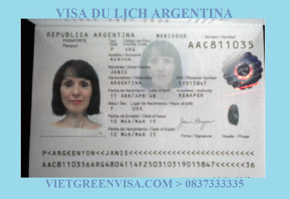 Làm Visa du lịch Argentina uy tín, trọn gói