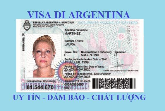 Xin Visa Argentina trọn gói tại Hà Nội, Hồ Chí Minh