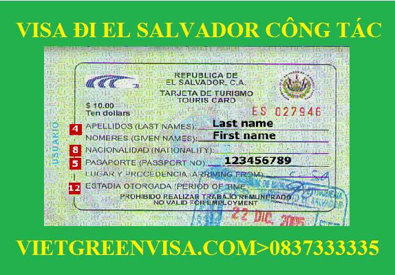 Dịch vụ xin Visa El Salvador công tác uy tín, giá rẻ, nhanh gọn