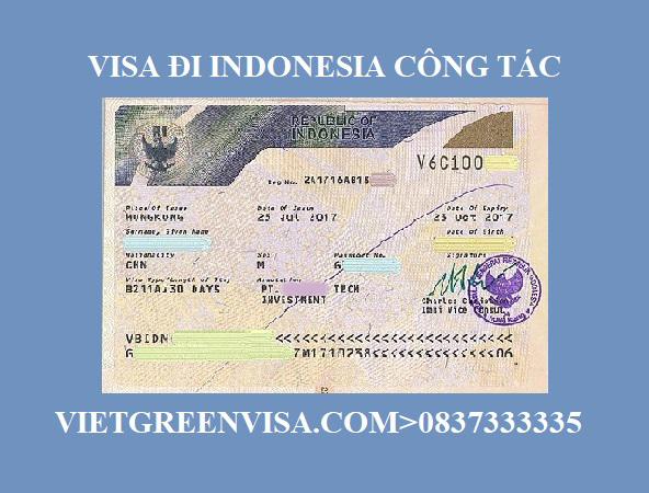 Làm visa công tác Indonesia trọn gói, bao đậu