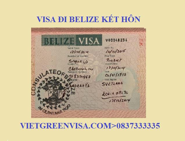 Dịch vụ Visa sang Belize tổ chức đám cưới, kết hôn