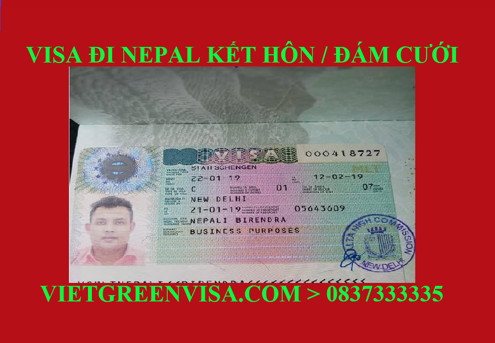  Dịch vụ xin Visa sang Nepal tổ chức đám cưới, kết hôn 