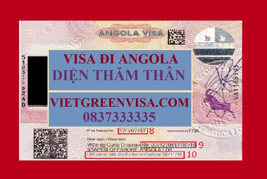 Làm Visa Angola  thăm thân chất lượng, giá rẻ