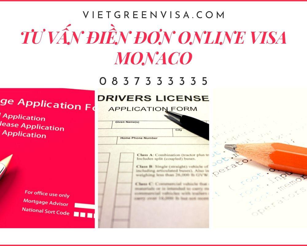 Tư vấn điền đơn visa Monaco online nhanh chóng, uy tín