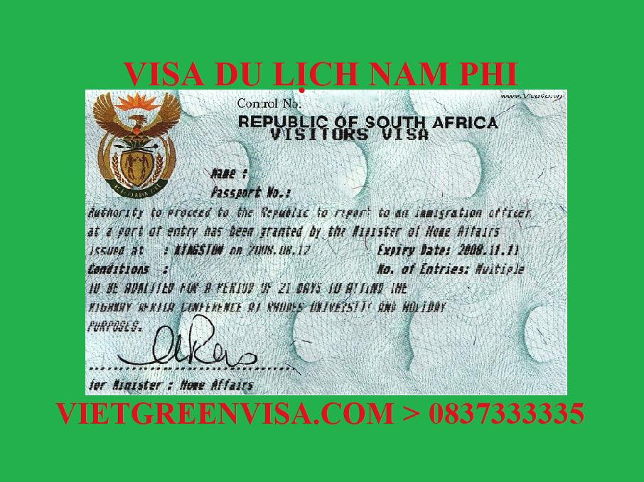 Làm Visa du lịch Nam Phi uy tín, trọn gói 