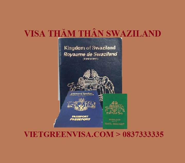 Làm Visa Swaziland thăm thân uy tín, nhanh chóng , giá rẻ