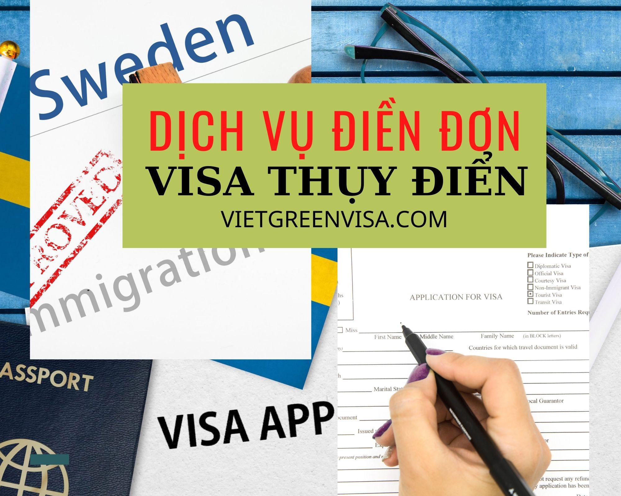 Dịch vụ điền đơn visa Thụy Điển online nhanh gọn
