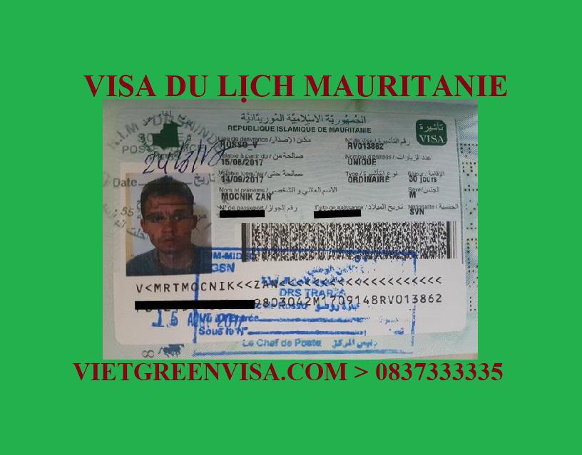 Làm Visa du lịch Mauritanie uy tín, trọn gói, giá rẻ