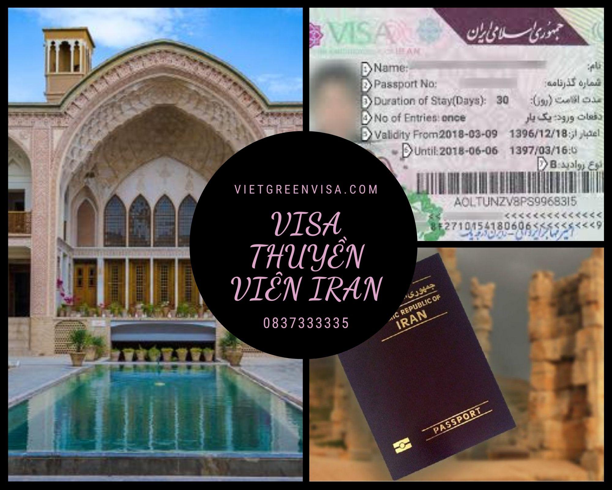 Visa thuyền viên đi Iran, Làm Visa Iran diện thuyền viên