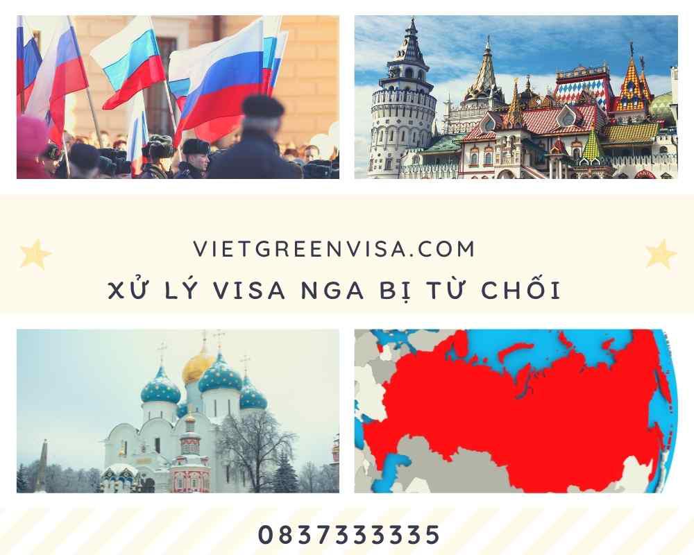 Xử lý visa Nga bị từ chối nhanh chóng, chuyên nghiệp
