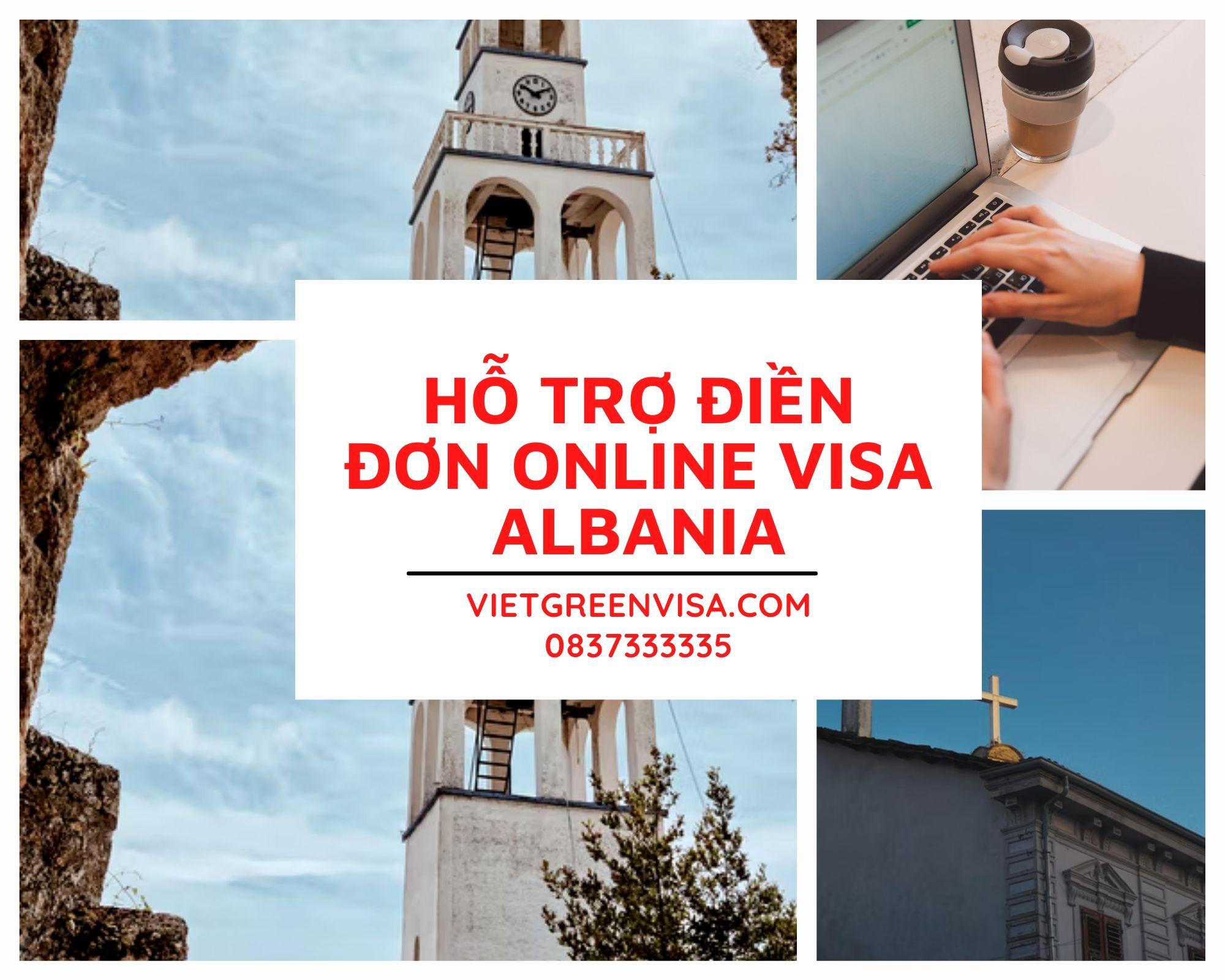 Dịch vụ điền đơn visa Albania online nhanh