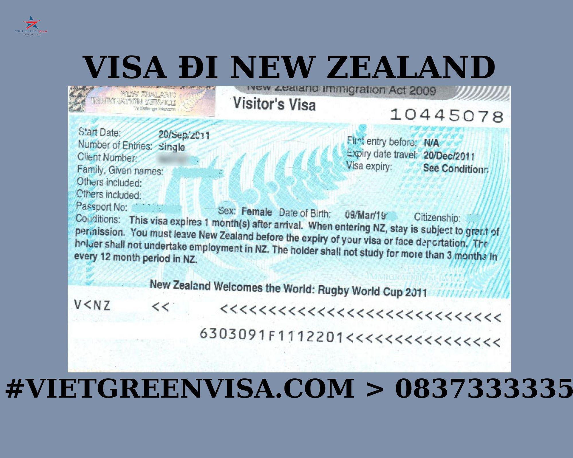 Dịch vụ xin visa New Zealand trọn gói tại Hồ Chí Minh
