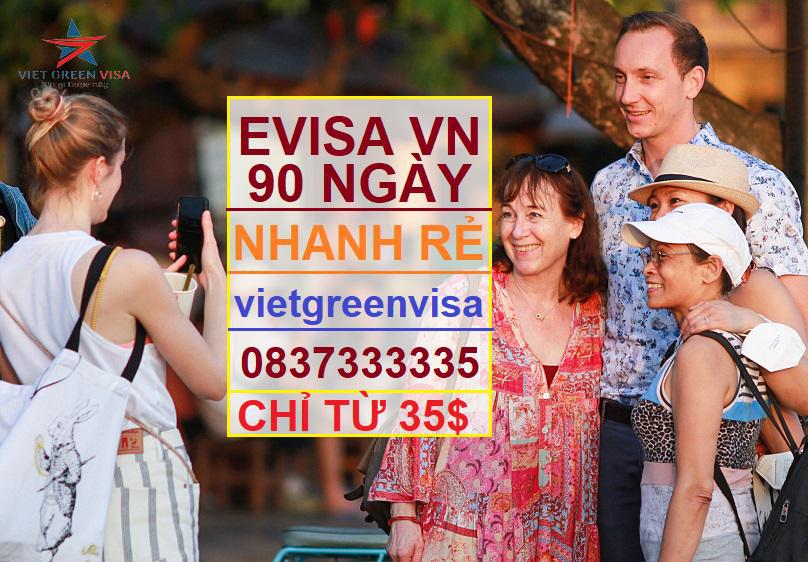 Dịch vụ xin Evisa Việt Nam 90 ngày cho người Pháp
