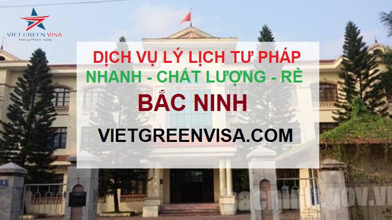 Dịch vụ làm lý lịch tư pháp tại Bắc Ninh trọn gói
